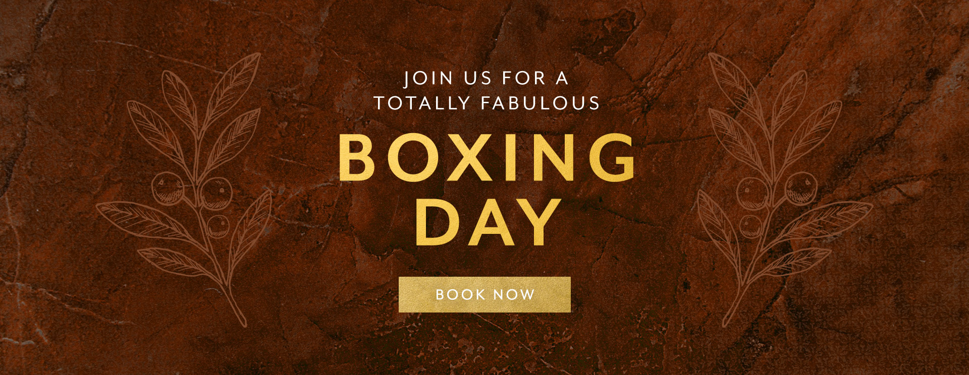 Boxing Day menu at The Hole in the Wall