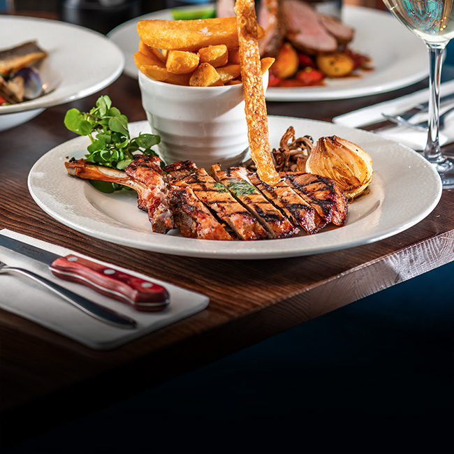 A La Carte menu at The Hole in the Wall