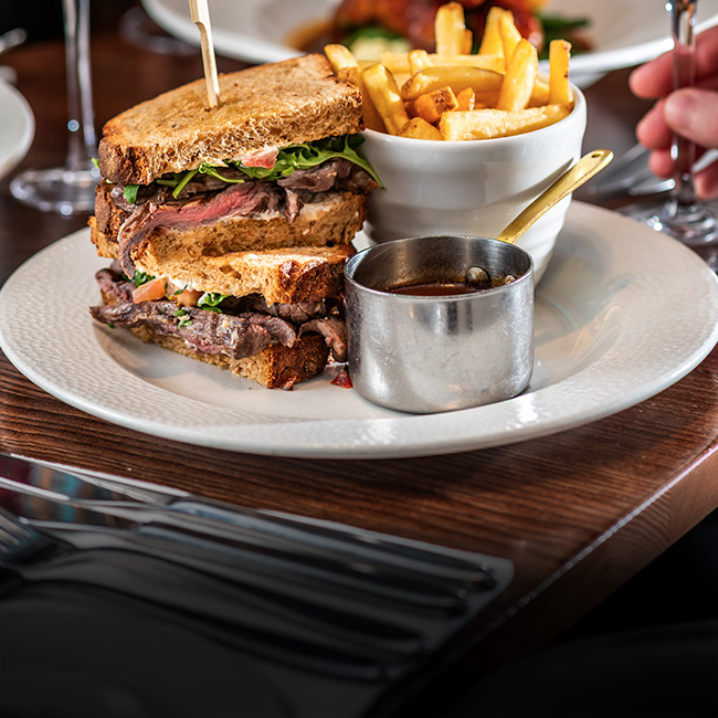 Brunch menu at The Hole in the Wall