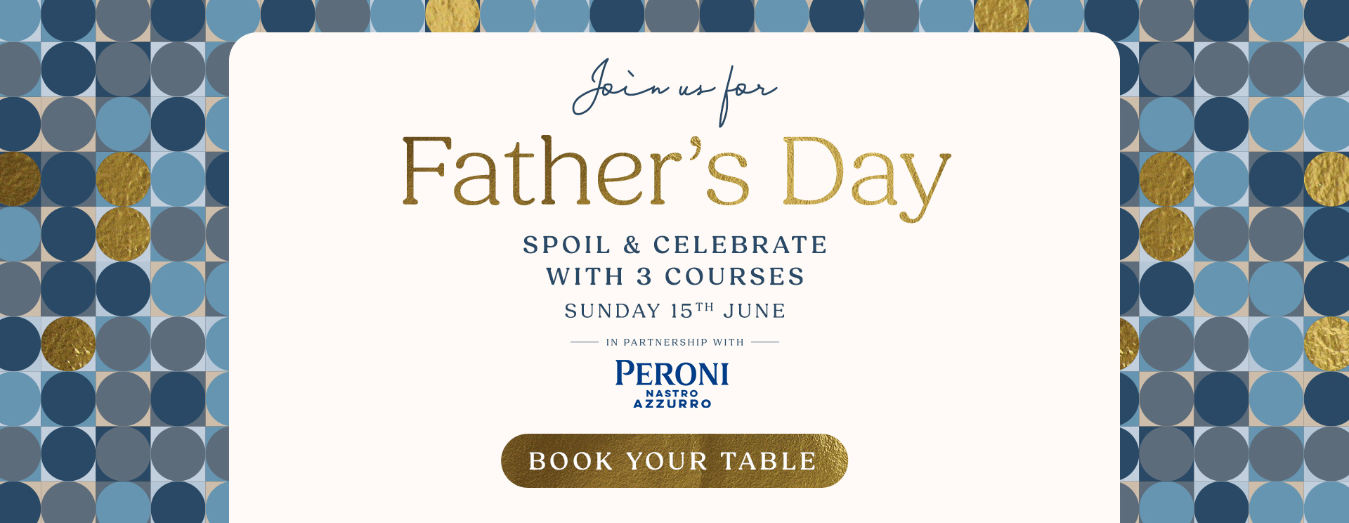 Father’s Day menu Bristol