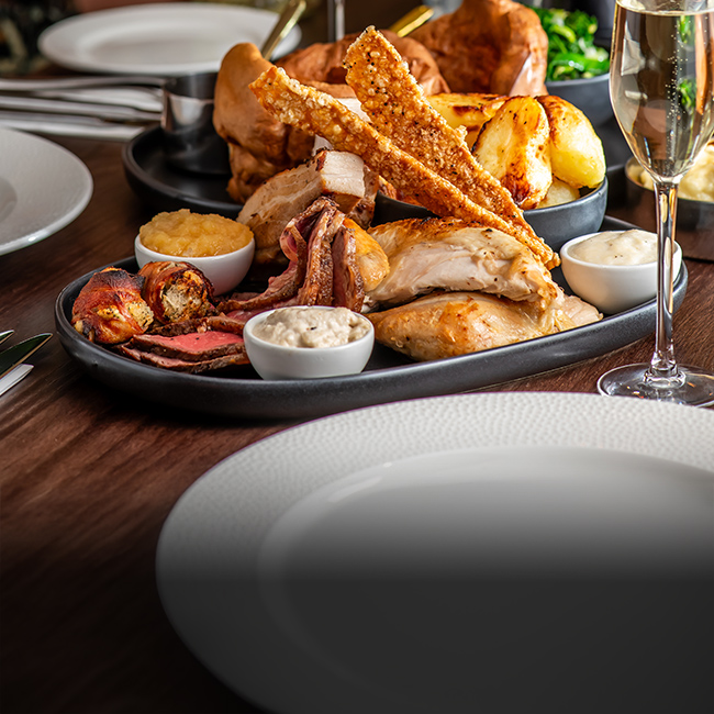 Sunday menu at The Hole in the Wall