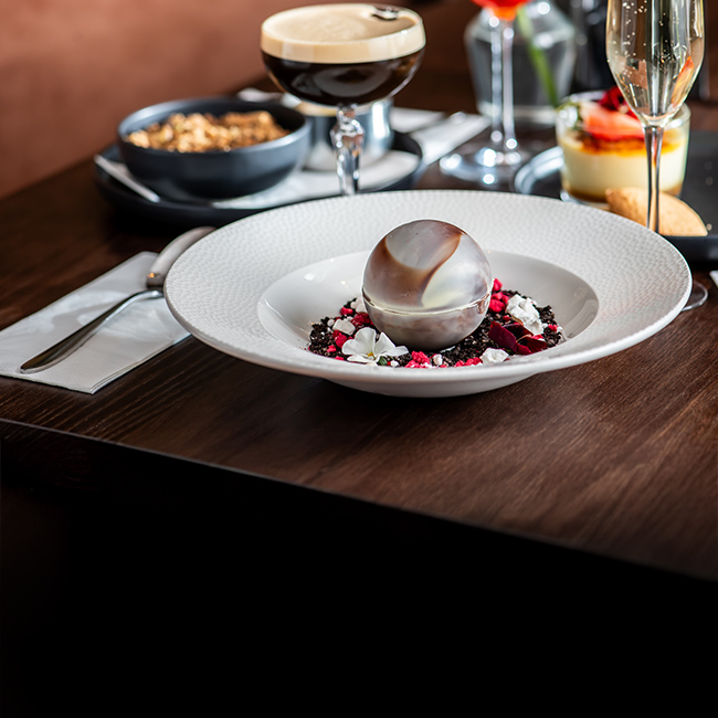 Dessert menu at The Hole in the Wall